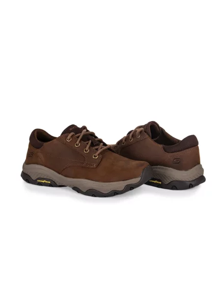 Sneakersy Skechers brązowe