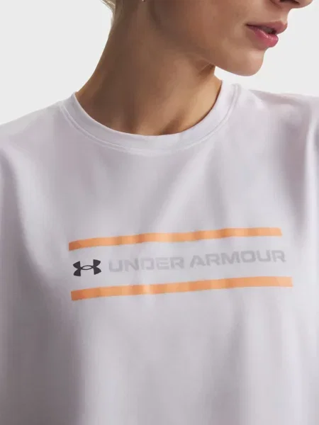 Укорочена футболка Under Armour біла