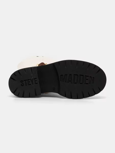 Сапоги Steve Madden на платформе бежевые