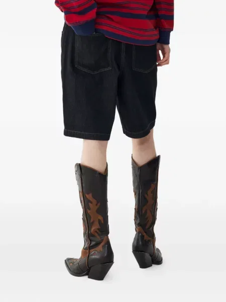 Дънкови шорти Tomboy черно