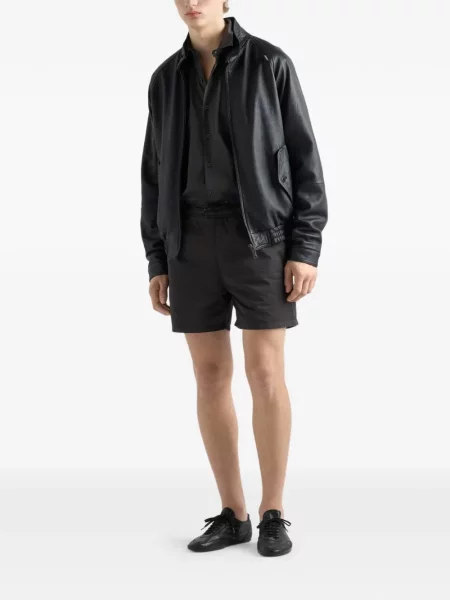 Geanta de piele Prada negru