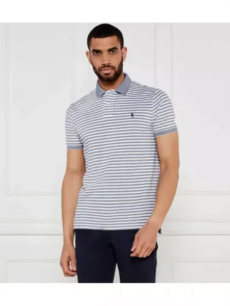 POLO RALPH LAUREN Tenisz póló | Custom slim fit kék