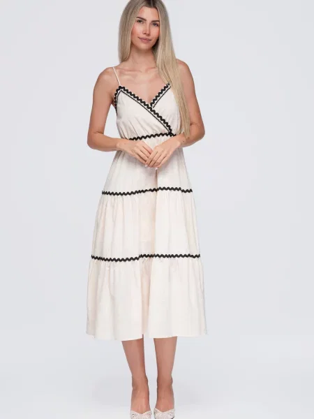 Rochie midi Ombre negru