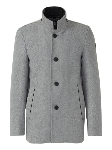 S.Oliver Prehoden plašč siva bela