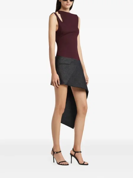 Kamizelka Courreges asymetryczna czerwona