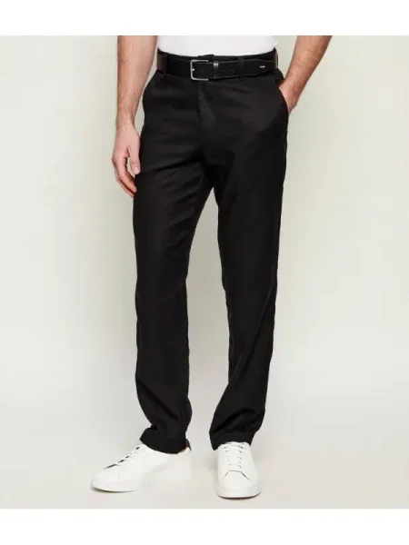 BOSS ORANGE De in pantaloni chino negru