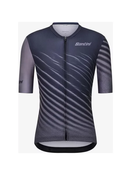 Koszulka rowerowa Santini Astro ciemnoszary XS czarny