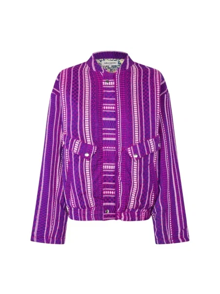 Wielobarwność kurtka Lollys Laundry różowa