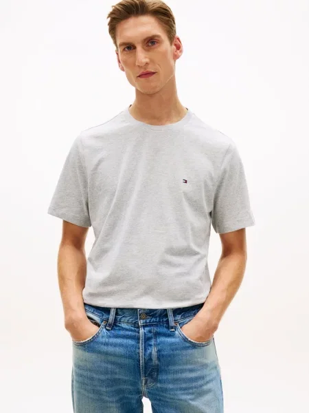 Tommy Hilfiger Koszulka Mężczyźni marmurkowy S szary