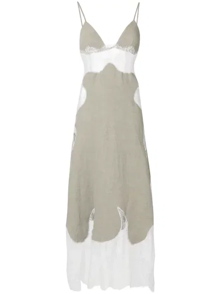 Rochie Off-white din dantelă alb