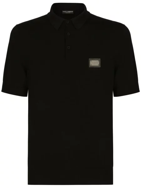 Polo Dolce & Gabbana de lână negru