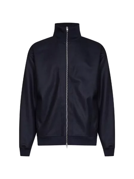 Geacă Jil Sander de lână albastru