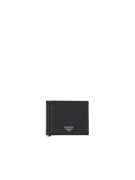 Portfel Emporio Armani elegancki czarny
