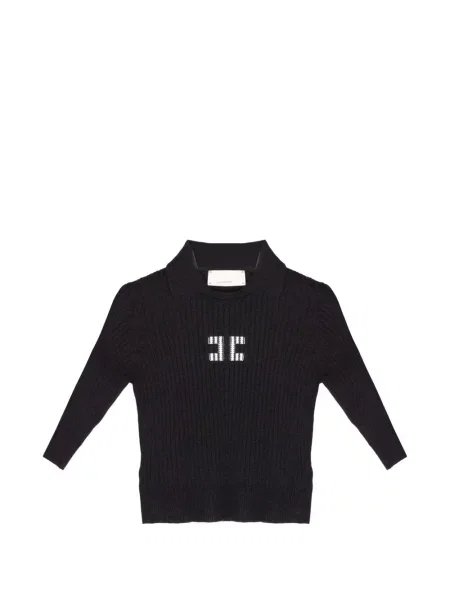 Sweter dziecięcy Elisabetta Franchi czarny