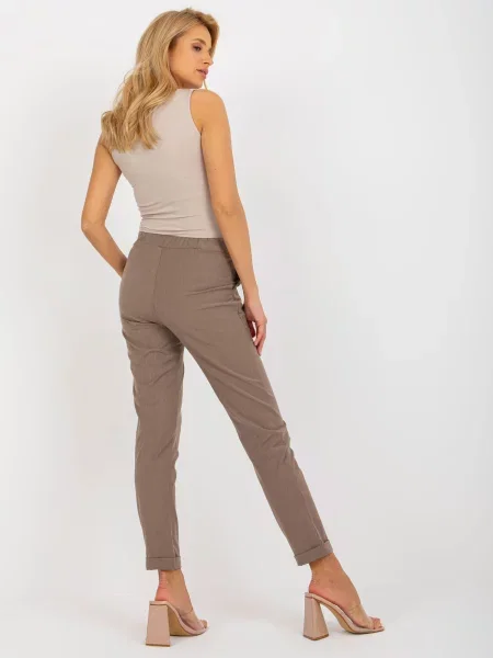 Pantaloni Fashionhunters maro