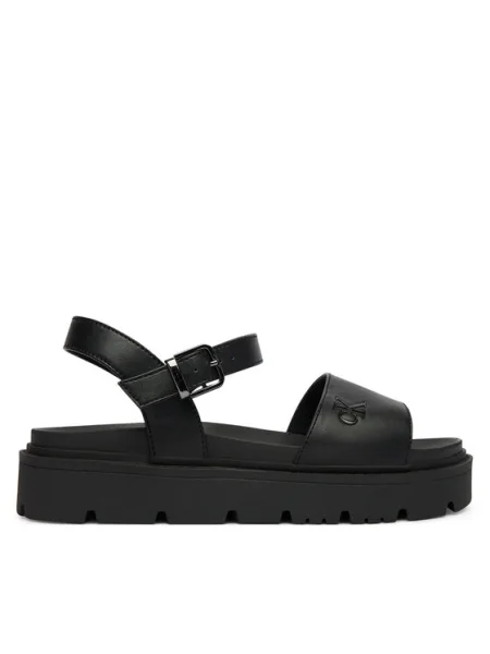 Calvin Klein Szandál Velcro Sandal fekete