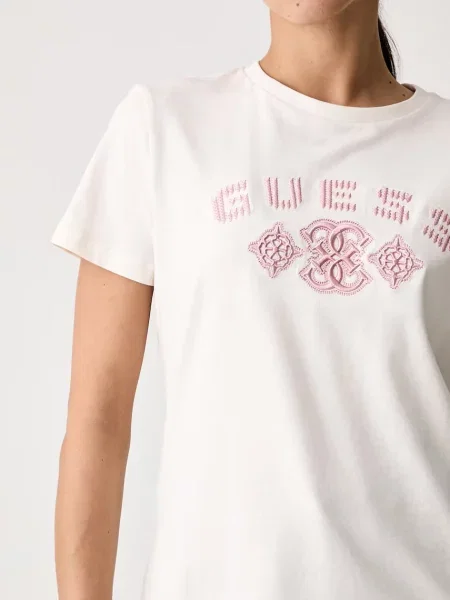Guess футболка з бавовною FABRIZIA