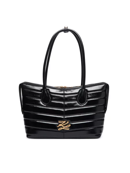 Karl Lagerfeld Shopper torba K/Autograph' crna