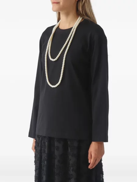 Lung tricou Meimeij negru