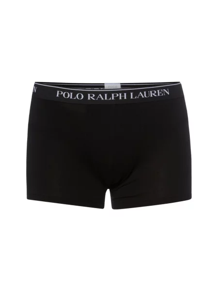 Bokserki z elastycznym pasem z logo w Polo Ralph Lauren czarne