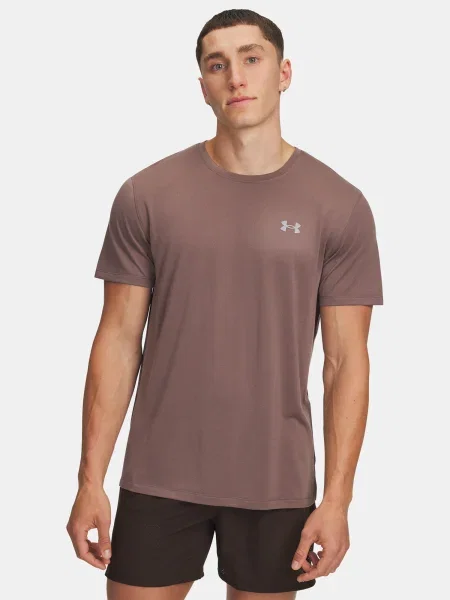 Tricou Under Armour alergare maro