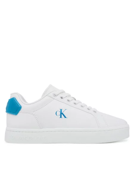 Calvin Klein Jeans Tenisice Classic Cupsole Ru Patch Lth Wn bijela
