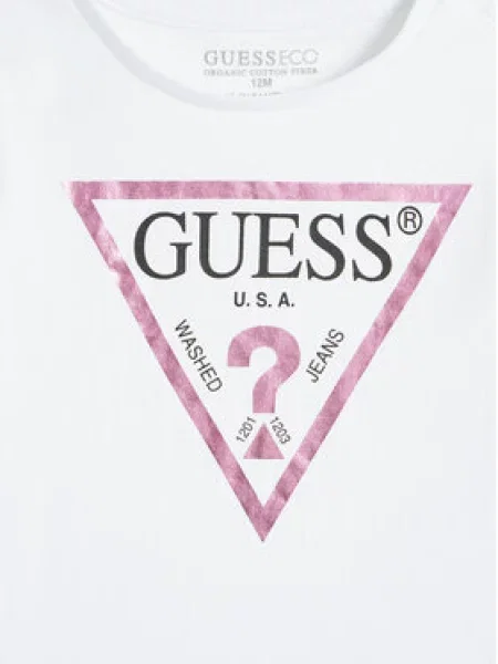 Guess Marškinėliai Regular Fit balta