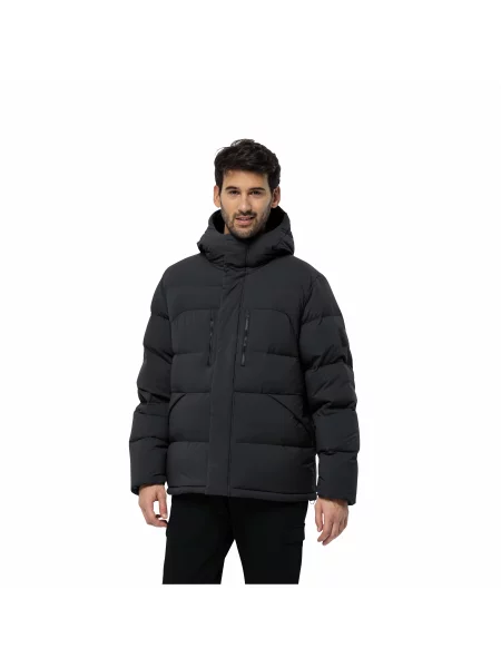 Пуховик Jack Wolfskin Roemertor Jkt темно-сірий сірий