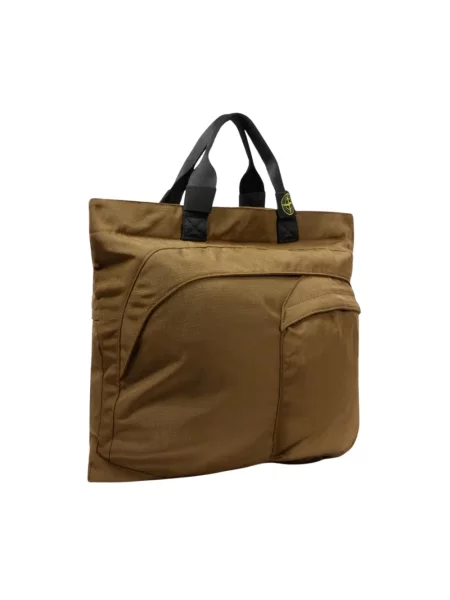 Torba Stone Island z kamieniami brązowa