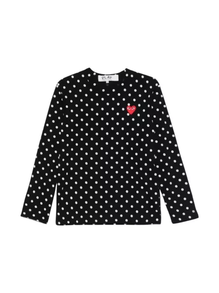 Top Comme Des Garcons Play czarny