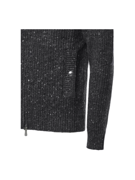 Sweter Eleventy wełniany szary