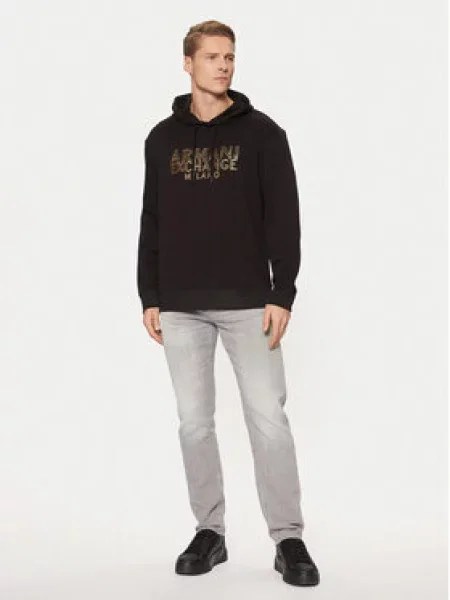 Armani Exchange Mikina černá