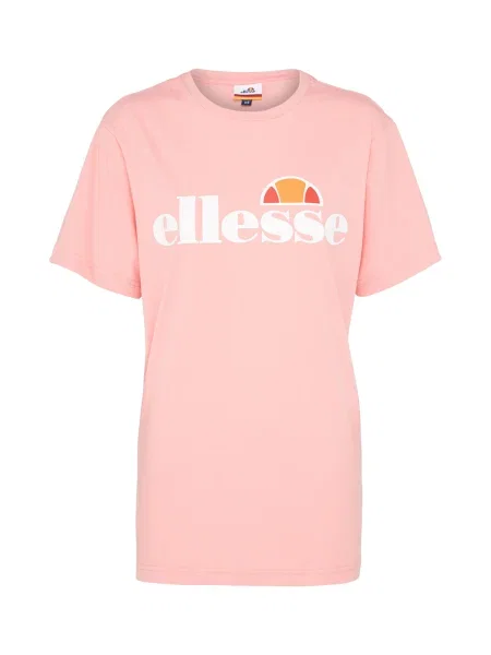 ELLESSE Tricou Albany roz portocaliu / roșu alb