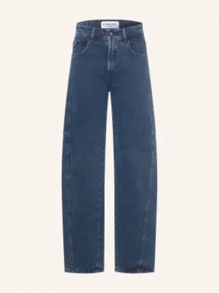 Cambio Barrel Džíny Baggy clean blue overdye modré