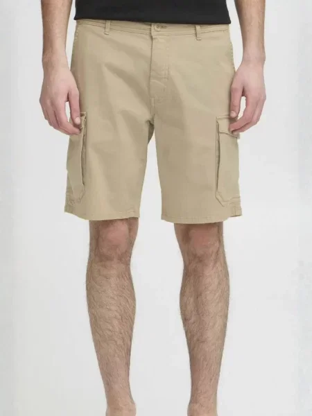 TEESHOPPEN Pantaloni Cargo Shorts bej
