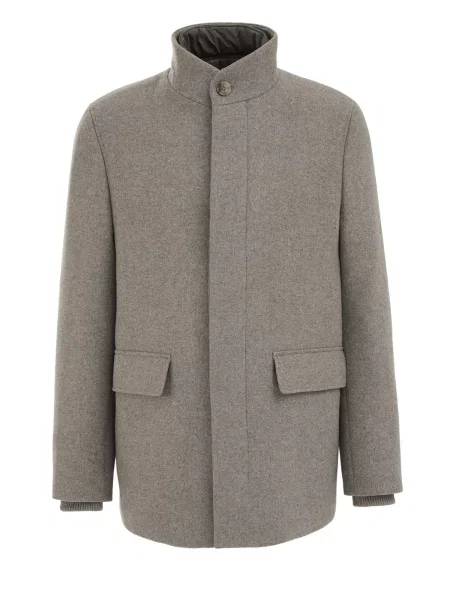 WE Fashion Geacă de iarnă taupe gri