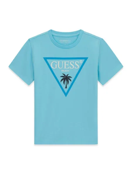 Guess T-Shirt μπλε