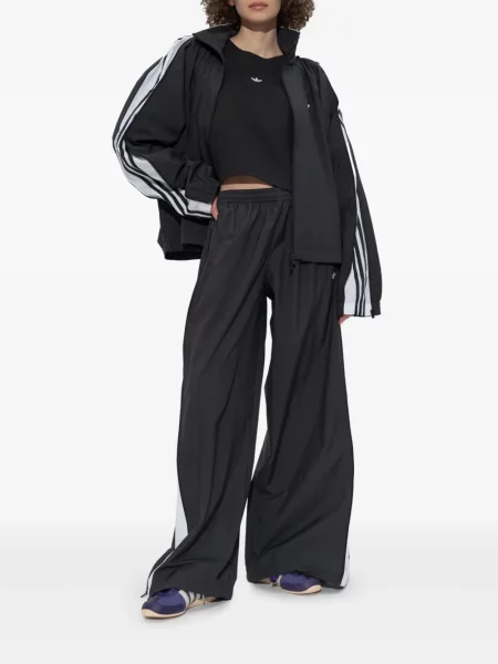 Pantaloni Adidas din piele albastru