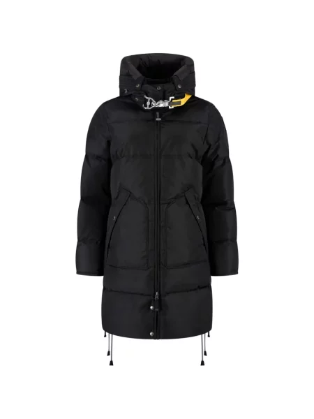 Lung geacă Parajumpers cu glugă negru