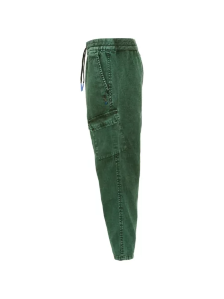 Spodnie cargo dziecięce Scotch & Soda zielone