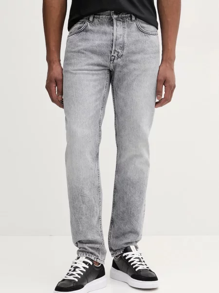 Kavbojke Pepe Jeans STRAIGHT JEANS BYRON siva