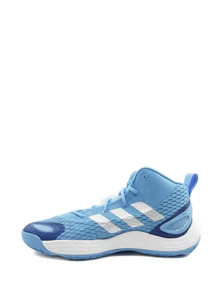 Běžecký květinový top Adidas šedý