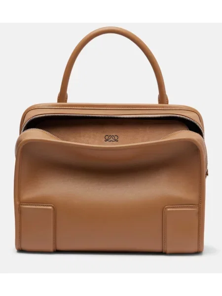 Top Loewe din piele bej