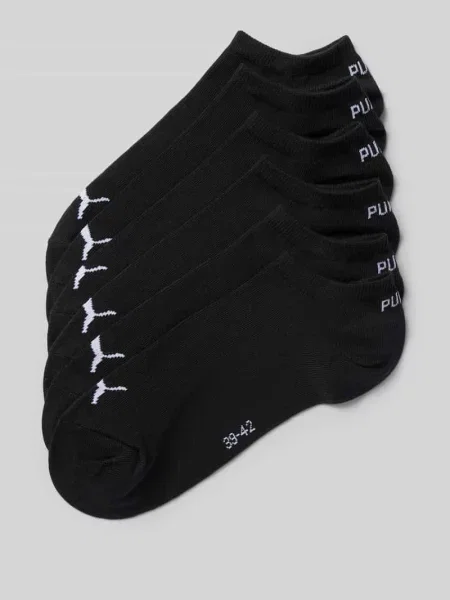 Skarpety z mieszanka bawełny w zestaw 6 par Puma czarne