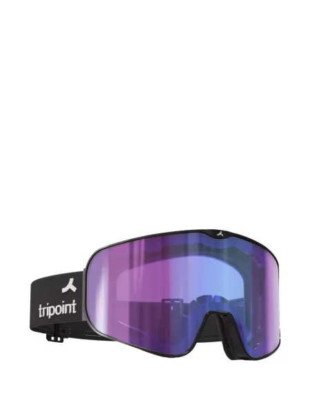 Ochelari de soare Tripoint cu imprimeu geometric negru