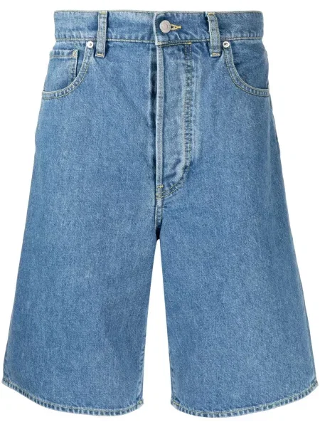 Pantaloni scurți din denim Kenzo albastru