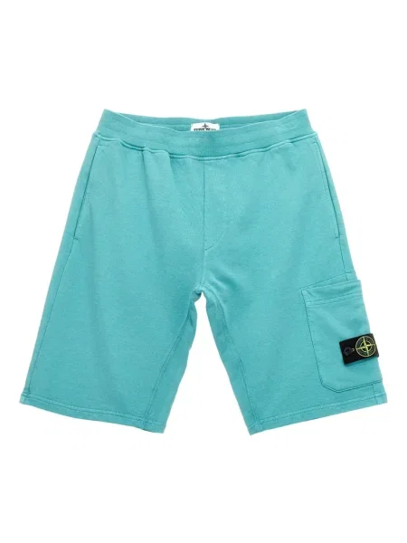 Bermudy dziecięce Stone Island niebieskie
