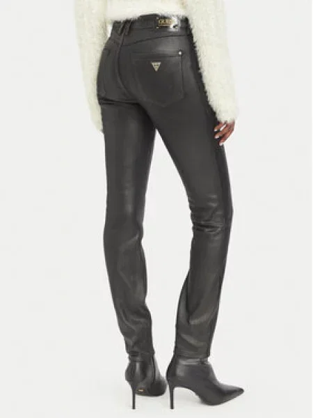 Guess Džinsai Skinny Fit juoda