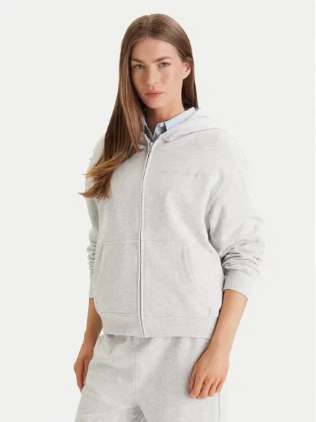 TOMMY HILFIGER Gornji dio trenirke Essential melange siva