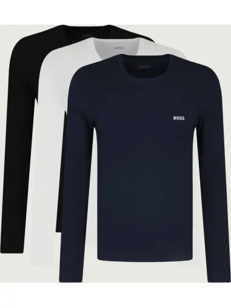 Tricou cu mânecă lungă Boss clasic negru